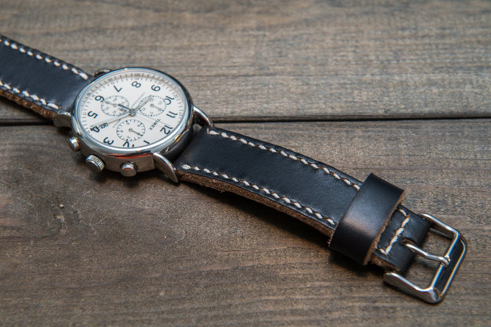 Timex horween outlet leather chronograph