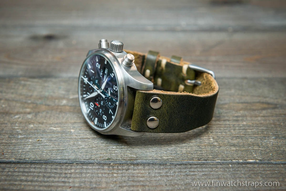 Watch strap, watch band, leather watch strap, leather watch band, finwatchstraps