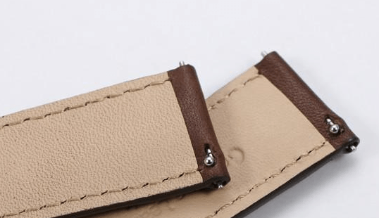 Leather quick release hot sale watch strap