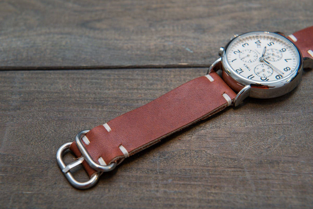 Timex horween hotsell leather chronograph