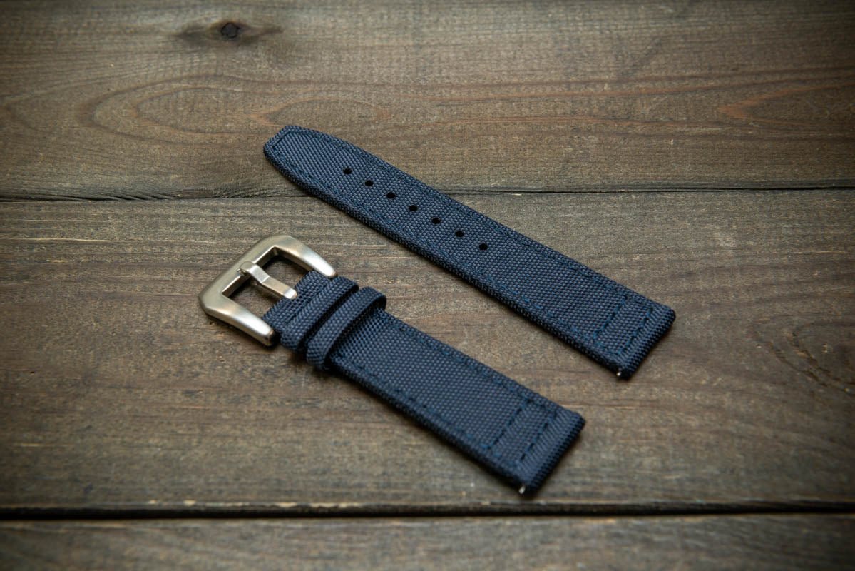 Sailcloth Canvas watch strap waterproof watch band fits PAM U Boat Seiko and other heavy watches 19 mm 20 mm 21 mm 22mm 23mm 24 mm