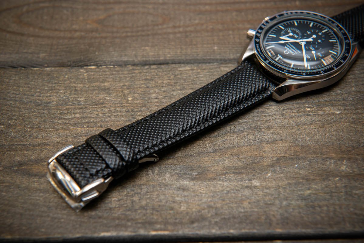 Schnellverschluss-Uhrenarmband aus Segeltuch für Omega-Uhren mit