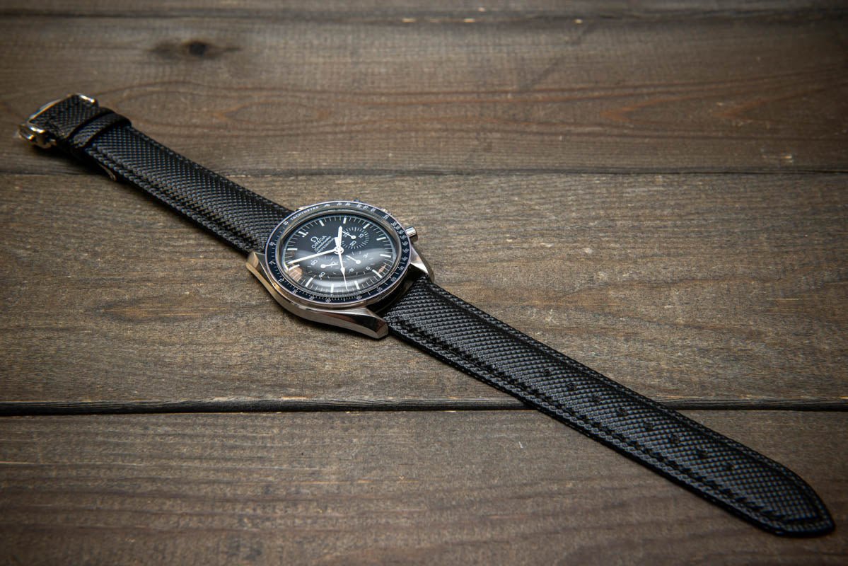 Schnellverschluss-Uhrenarmband aus Segeltuch für Omega-Uhren mit