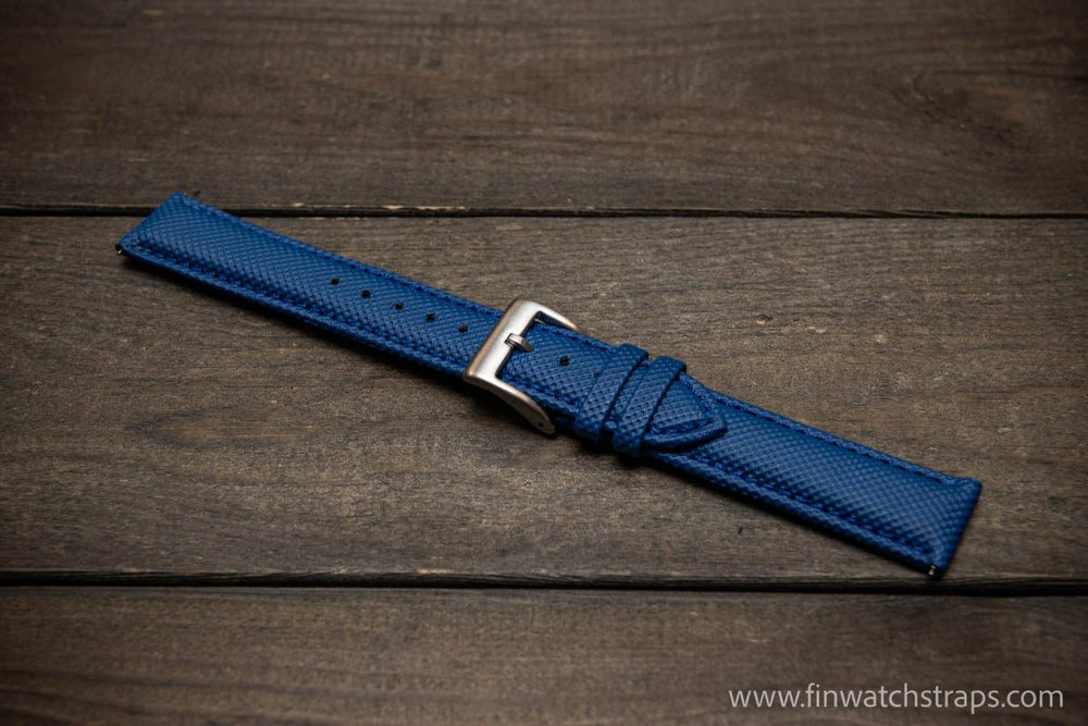 Navy canvas hot sale watch strap