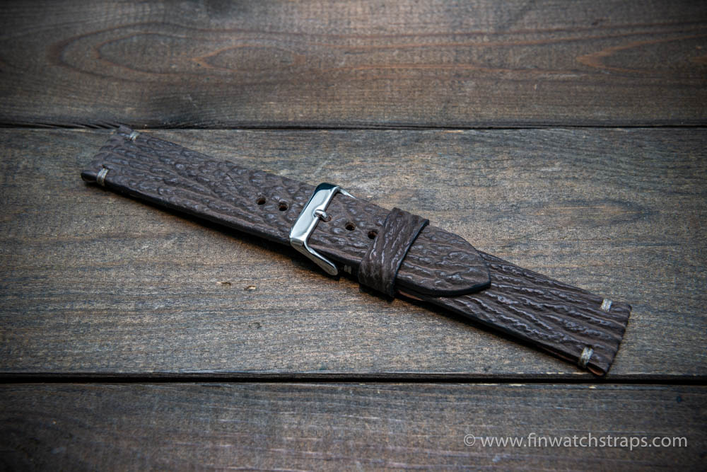 Shark leather sales watch strap