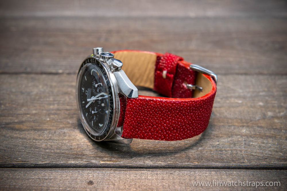 Red 2025 leather strap