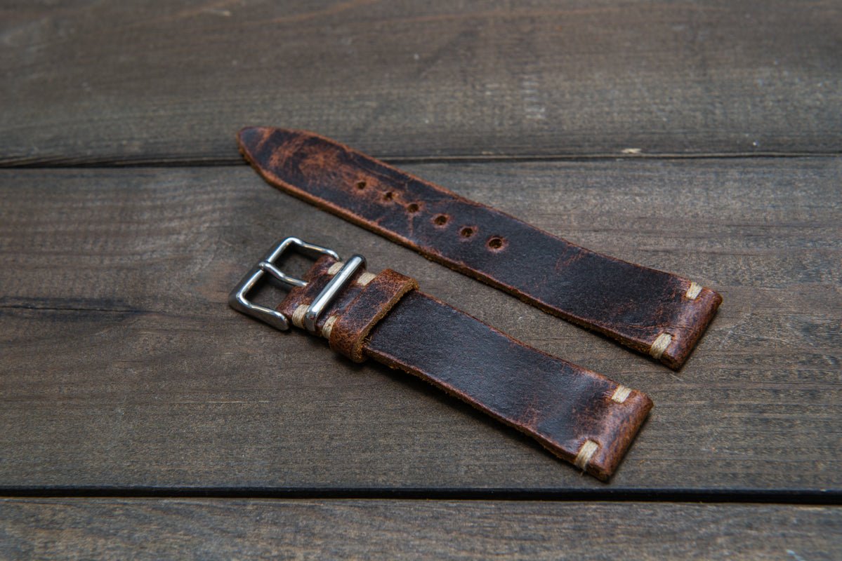 Vintage leather watch band new arrivals