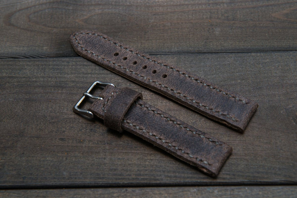 Vintage leather watch strap 18mm hotsell