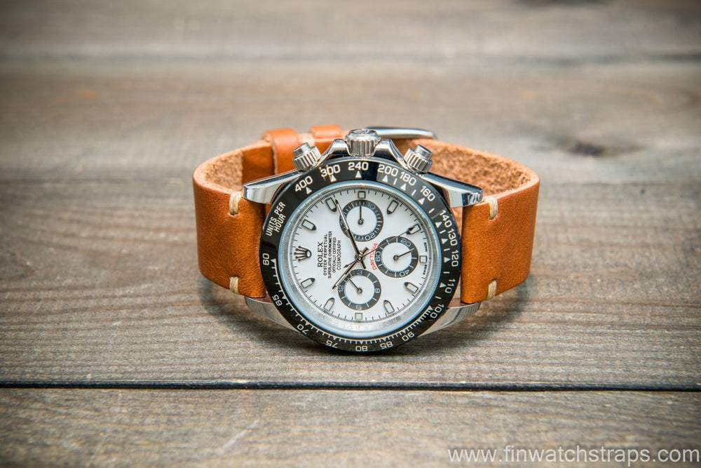 Vachetta Leather Watch Strap Black – The Watch Artisan