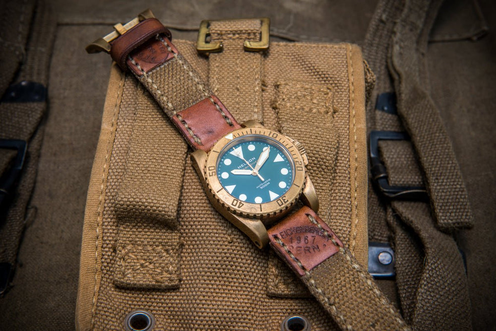 Thick canvas sales watch strap