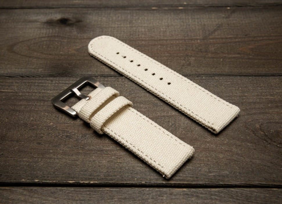 22mm canvas store watch strap