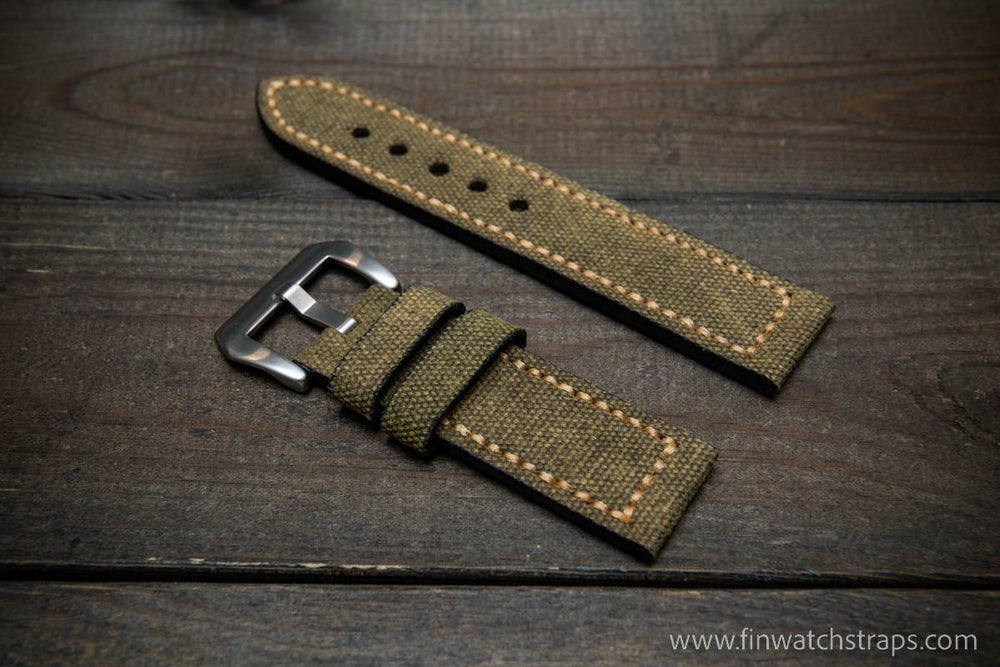 Watch strap, watch band, leather watch strap, leather watch band, finwatchstraps