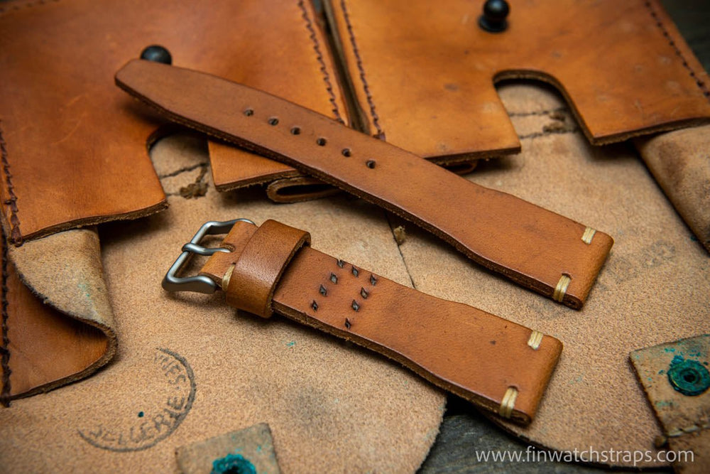 Watch strap, watch band, leather watch strap, leather watch band, finwatchstraps