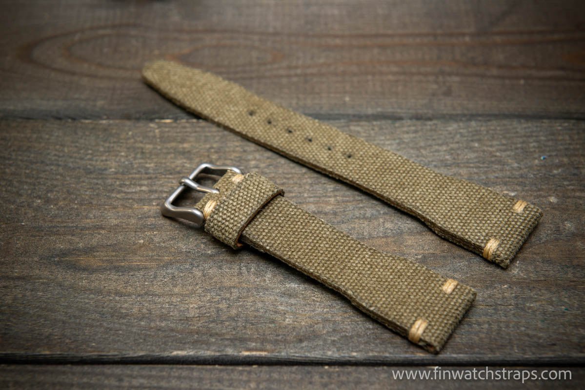 Military canvas watch strap online
