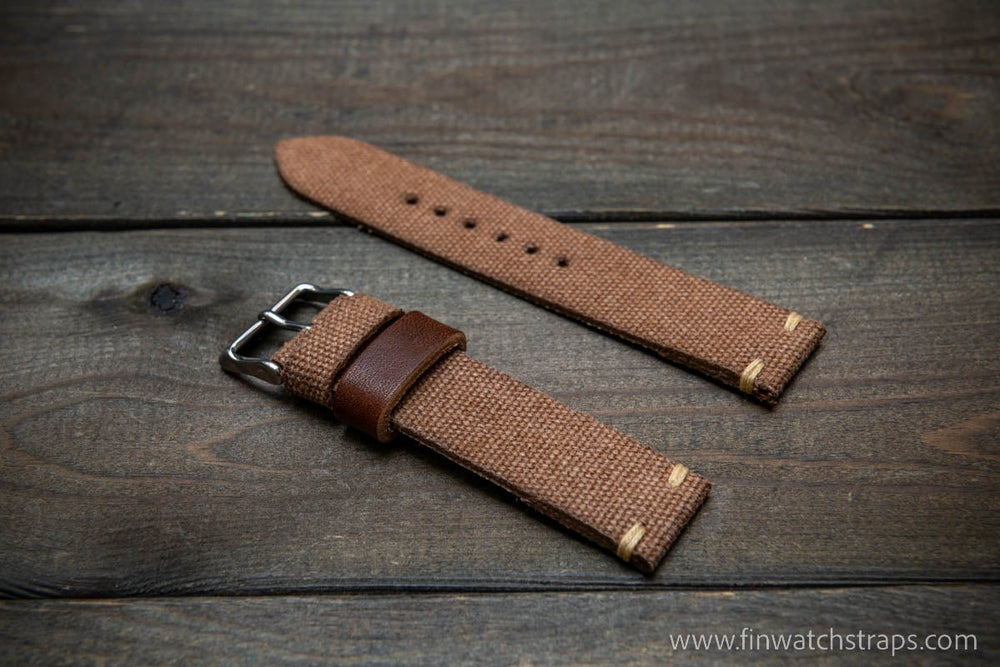 Vintage canvas 2025 watch strap