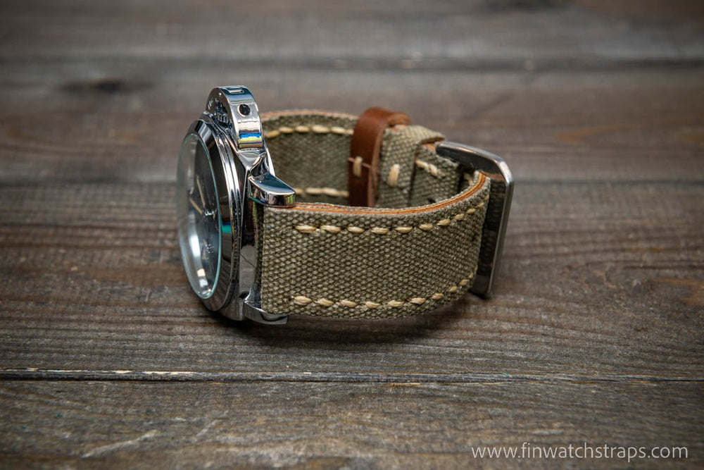 Custom canvas new arrivals watch straps