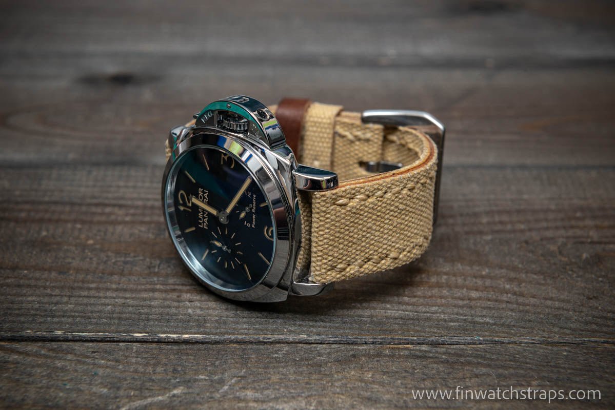 Panerai canvas watch straps discount